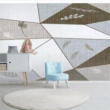 Wellyu papel de parede personalizada, papel de parede externo gráfico, estilo nórdico, decoração de casa 2024 - compre barato