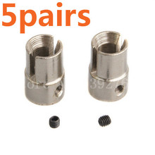 Wholesale 5Pairs Allum Alloy 02016 Universal Joint Cup B/Set Screws HSP Upgrade Parts For 1/10 RC Car Buggy Monster Truck Baja 2024 - buy cheap