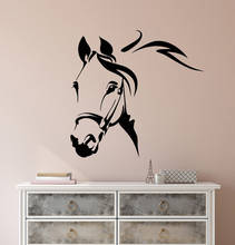 Abstract Head Horse Wall Sticker Home Decor Living Room Vinyl Animal Decals Pet Bedroom Decoration Wallpaper Muraux D016 2024 - buy cheap