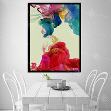 Abstract Watercolor Canvas Oil Painting Nordic Home Decoration Creative Poster Hd Print Wall Art Modular Picture for Living Room 2024 - buy cheap