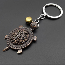 Retro Mini Decoration lovely little turtle Keychain Paris Tour Eiffel Key Chain Key Holder Key Ring Women Bag Charm Pendant Gift 2024 - buy cheap