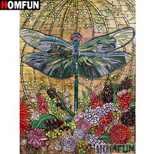 HOMFUN Full Square/Round Drill 5D DIY Diamond Painting "dragonfly" Embroidery Cross Stitch 5D Home  A07928 2024 - buy cheap