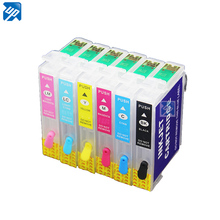 5sets T0811 T0812 T0813 T0814 T0815 T0816 refillable ink cartridge for epson 1410 R390/RX590/R270/RX690/RX610/RX615/R290/R295 2024 - buy cheap