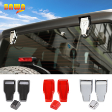 BAWA Car Stickers for Jeep Wrangler JL 2018 Rear Wiper Nozzle Hinge Decoration Cover Stickers for Jeep Wrangler jl 2024 - buy cheap