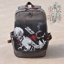 Bolsa escolar de lona tokyo ghoul kaneki ken, bolsa para laptop cosplay e computador, unissex, bolsa de ombro, mochila de viagem 2024 - compre barato