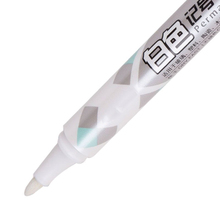 1X White Oil-Ink Mark Pens Permanent Marker Highlight Liner Sketch Pen Stationery White Paint Marker Gel Pen Art Marker Supplies 2024 - buy cheap