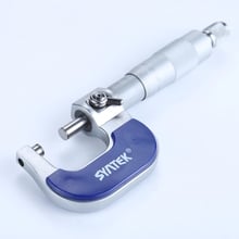 Syntek 0-25mm Outside Micrometer 0.01 mm Metal Micrometres Carbide Tip Micrometro Measuring Tools Thickness Gauge Meter 2024 - buy cheap