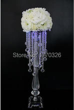 Envío gratuito/centros de mesa de boda de cristal/ouge-0015/73 cm de alto/20 cm de diámetro decoraciones de fiesta de boda evento Decoración 2024 - compra barato