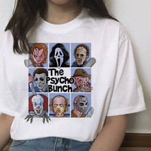 chucky t shirt Horror High cool women top Quality new streetwear tee t-shirt fashion ulzzang female shirts femme new tshirt 2024 - buy cheap