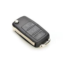 3 botones plegable de la cubierta de la llave remota del coche Auto del tirón de la llave del soporte para el Golf Passat Polo Bora negro 2024 - compra barato