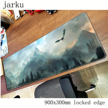 skyrim pad mouse computador gamer mause pad 900x300X2MM padmouse big locrkand mousepad ergonomic gadget office desk mats 2024 - buy cheap