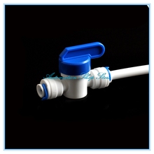 1/4" Inline Tube tap shut off Ball Valve Quick Fitting Connection Aquarium RO Water Filter Reverse Osmosis System 2024 - buy cheap