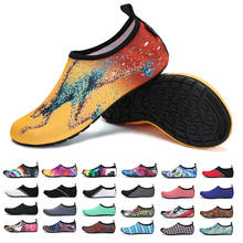 Мужская обувь для плавания, летние водонепроницаемые носки, Нескользящие пляжные слиперы, кроссовки для фитнеса, 23 Цвета 2024 - купить недорого