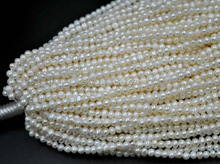 wholesale 10 strands 4-4.5mm white freshwater pearl lots 2024 - buy cheap