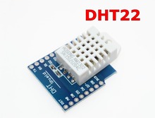 Dht pro escudo para wemos d1 mini dht22 único-ônibus digital sensor de temperatura e umidade módulo 2024 - compre barato