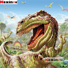 kexinzu Full Diamond Embroidery Diy 5D Diamond Painting Cross Stitch -Dinosaur world- Full Drill Home Room Decor k52315 2024 - buy cheap