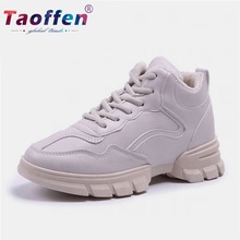 Taoffen mulher sapatos de caminhada cor sólida sapatos de desporto feminino tênis clássico moda baixo preço calçados casuais tamanho 36-40 2024 - compre barato