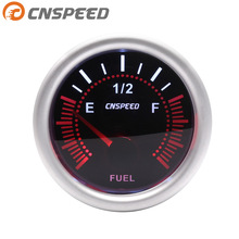 CNSPEED Car Auto 2" 52mm Universal LED Smoke Fuel Level Gauge Meter With Fuel Sensor E-1/2-F Pointer YC101317 2024 - buy cheap