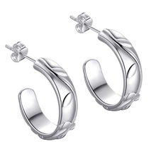 beautiful arabesquitic Top quality free shipping silver plated Earrings for women fashion jewelry /BGSPZBYF GPITLQWL 2024 - buy cheap
