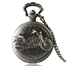 Cool Stylish Quartz Pocket Watch Moto Motorcycle Motorbike Mens Watches Steampunk Necklace Pendant Clock Gift relogio de bolso 2024 - buy cheap