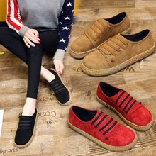 Plus Size Korean Women Loafers Flat Casual Shoes Students Spring and Autumn Harajuku Female Round Toe Fashion Flat Shoes 2024 - buy cheap