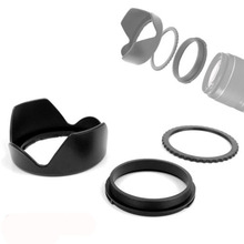 Foleto-tampa de lente e parafuso reversível, 49/52/55/58/62/67/72/77/82mm, para canon, nikon olympus d3300 d5100 550d 60d 5, 2024 - compre barato