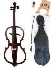 4/4 New Electric cello Powerful Sound White Blue Black Yellow solid wood 2024 - buy cheap
