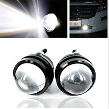2Pcs 12V fish Car Light with Lens 6500K Fog Lamp Eagle Eye Backup Lamp Running bulb Automobile Headlight White Yellow 2024 - buy cheap