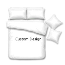 Juego de ropa de cama de diseño personalizado, conjunto de 4 fundas de edredón, funda de almohada y sábana, tamaño Queen y King 2024 - compra barato