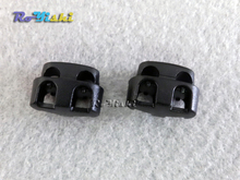 100pcs 2 Holes Cord Lock Toggle Stopper Plastic Toggle Clip  Black 11mm*17mm*9mm 2024 - buy cheap