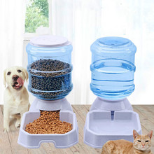 Tigela plástica para cães e gatos, com proteção ambiental, alimentação automática de água, recipiente para comida de cães, alimentadores dispensadores de água 2024 - compre barato