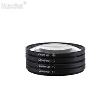 55 мм фильтр для объектива + 1 + 2 + 4 + 10 Комплект фильтров для макросъемки для Canon Nikon Sony Pentax 2024 - купить недорого