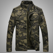 Camouflage Military Army Jacket Men Green Stripped Cotton Stand Collar Men's Coats Cargo Jacket Man Clothes Big Size M-3XL 2024 - buy cheap