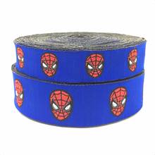 ZERZEEMOOY 5/8' 16MM 7/8' 22MM 10YARD/LOT 2017 NEW SPIDER-MAN BLUE Woven Jacquard Ribbon KTZD17032604 2024 - buy cheap