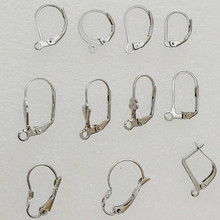 20Pcs/Lot Surgical Stainless Steel Leverback Ear Wire 10 Pattern Hypo-Allergenic Spring Earring Finding for DIY Jewelry Supplier 2024 - buy cheap
