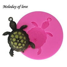 turtle molds in cake molds Silicone fondant mold cake decorating tools chocolate mould Sugarpaste Craft Bakeware DY0011 2024 - buy cheap