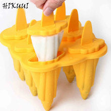 Frozen Ice Cream Pop Mold Popsicle Maker Lolly Mould Tray Pan Kitchen Tools DIY With 6 Sticks Yellow 2024 - buy cheap