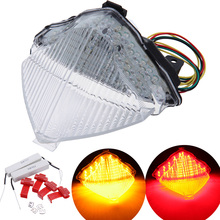 Motorcycle Clear Lens LED Integrated Tail Light with Turn Signals Taillight For Yamaha YZF R1 2004 2005 2006 YZF-R1 04 05 2024 - buy cheap