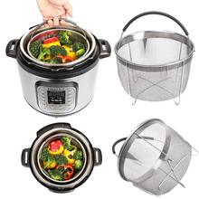 Steamer Basket for Instant Pot 6Qt Stainless Steel Mesh Steamer with Silicone Handle Kitchen Accessories for Steaming Vegetable 2024 - buy cheap