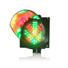 DC24V common positive wire 200mm red cross green arrow parking lots traffic guidance light waterproof traffic signal 2024 - buy cheap