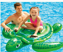 Juguete de tortuga inflable para niños, piscina de agua, fila flotante 150x127, anillo de natación inflable 2024 - compra barato