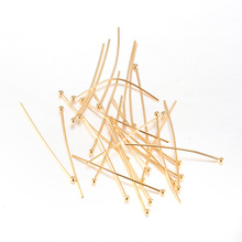 500pcs Brass Head Pins Ball Pins Needles for Jewelry Making DIY Accessories Findings Light Gold 40x0.5mm 35x0.7mm 2024 - buy cheap