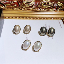 Simple Pearl Stud Earrings Fashion Simulated Pearl Earring Bijoux 2019 Pendientes Mujer Women Jewelry Brincos Earing 2024 - buy cheap