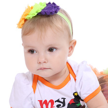 Цельнокроеное платье Майя Степан для маленьких девочек повязка на Хэллоуин для волос в форме цветка и повязка на голову, аксессуары, малоенькая прогулочная коляска для новорожденных повязка для волос; Головной убор 2024 - купить недорого
