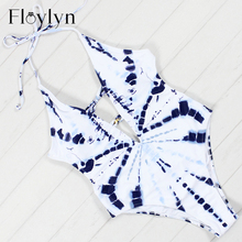 Floylyn 2018 One Piece Swimsuit Swimwear Women Printed Bodysuit Bathing Suit Maillot De Bain Femme Beachwear Swim Suit Monokini 2024 - buy cheap
