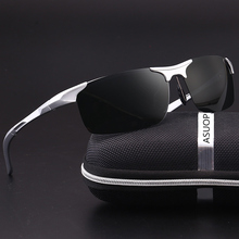 Gafas de sol polarizadas para hombre y mujer, lentes de sol polarizadas con protección UV400, diseño de marca, montura cuadrada, gafas de conducción con visión nocturna 2024 - compra barato