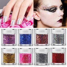 10g Nail Art Design Mixed Nail Glitter Powder for Nails Makeup Eye Hexagon Shape Shining Nail Decorations Manicure Decor Tool 2024 - buy cheap