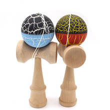 Double Colors Crack Kendama Professional Wooden Toy Kendama Skillful Juggling Ball Game Toy Gift For all-age Birthdays Gift 2024 - buy cheap