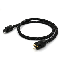 D516SE 5N OFC AC Reference кабель питания с позолоченным 24k штепсельной вилкой версии ЕС, 32 Corex0.254mm + 6corex0.5mm 8N медь 2024 - купить недорого