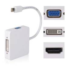 Marsnaska  3 in1 Thunderbolt Mini Displayport DP to HDMI DVI VGA Adapter Display port Cable for apple MacBook Pro Mac Book Air 2024 - купить недорого